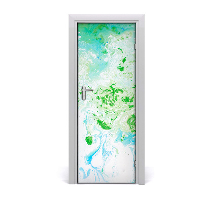 Décoration porte Taches vertes