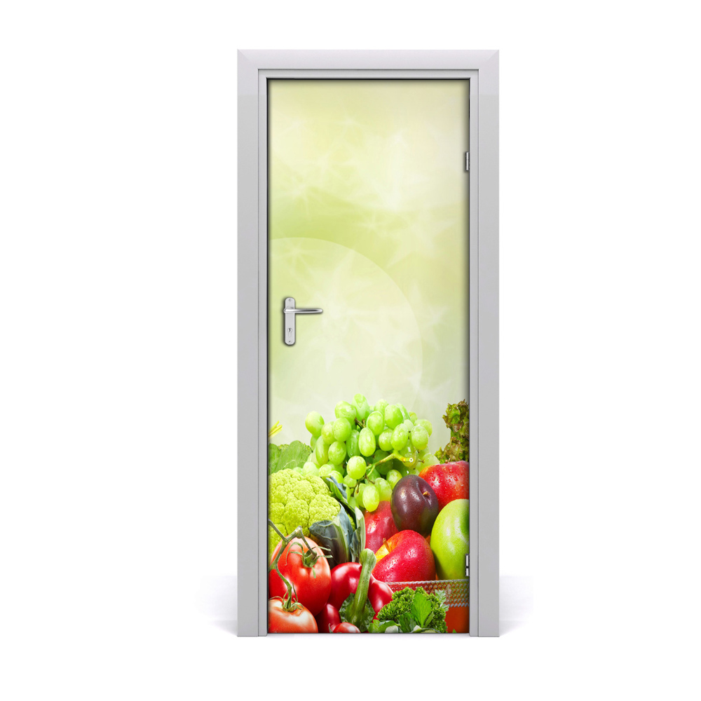 Sticker de porte Fruits Légumes