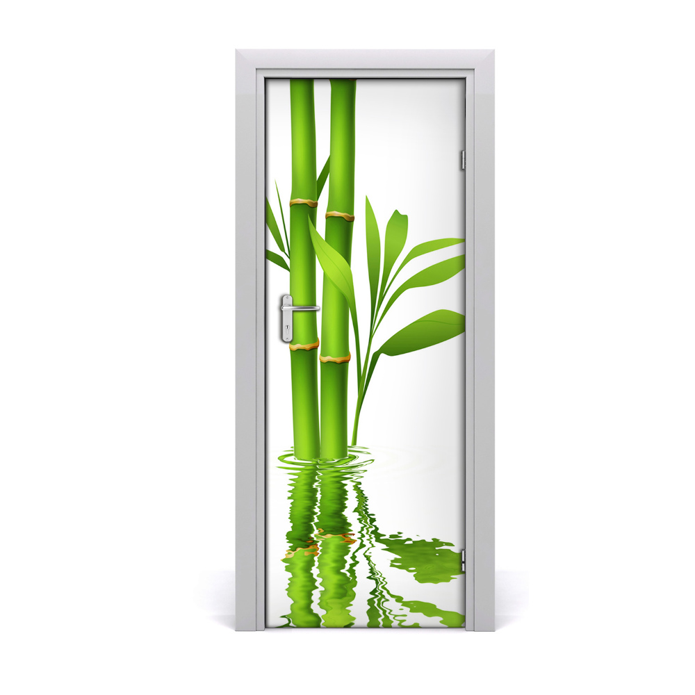 Poster porte Bambous