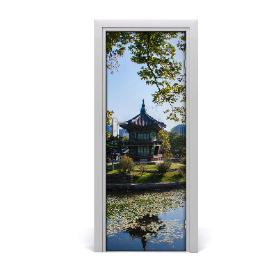 Papier peint porte Jardin chinois