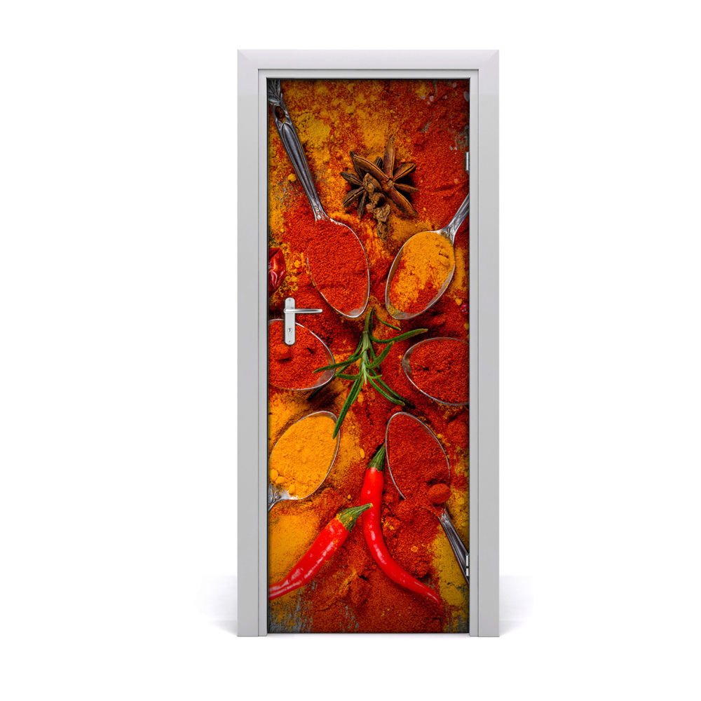 Décoration porte Épices aromatiques