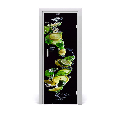 Autocollant porte Boisson au citron vert