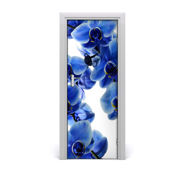 Sticker de porte Fleur d'orchidée