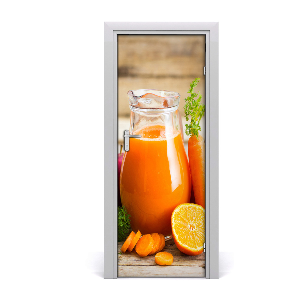 Décoration porte Jus d'orange