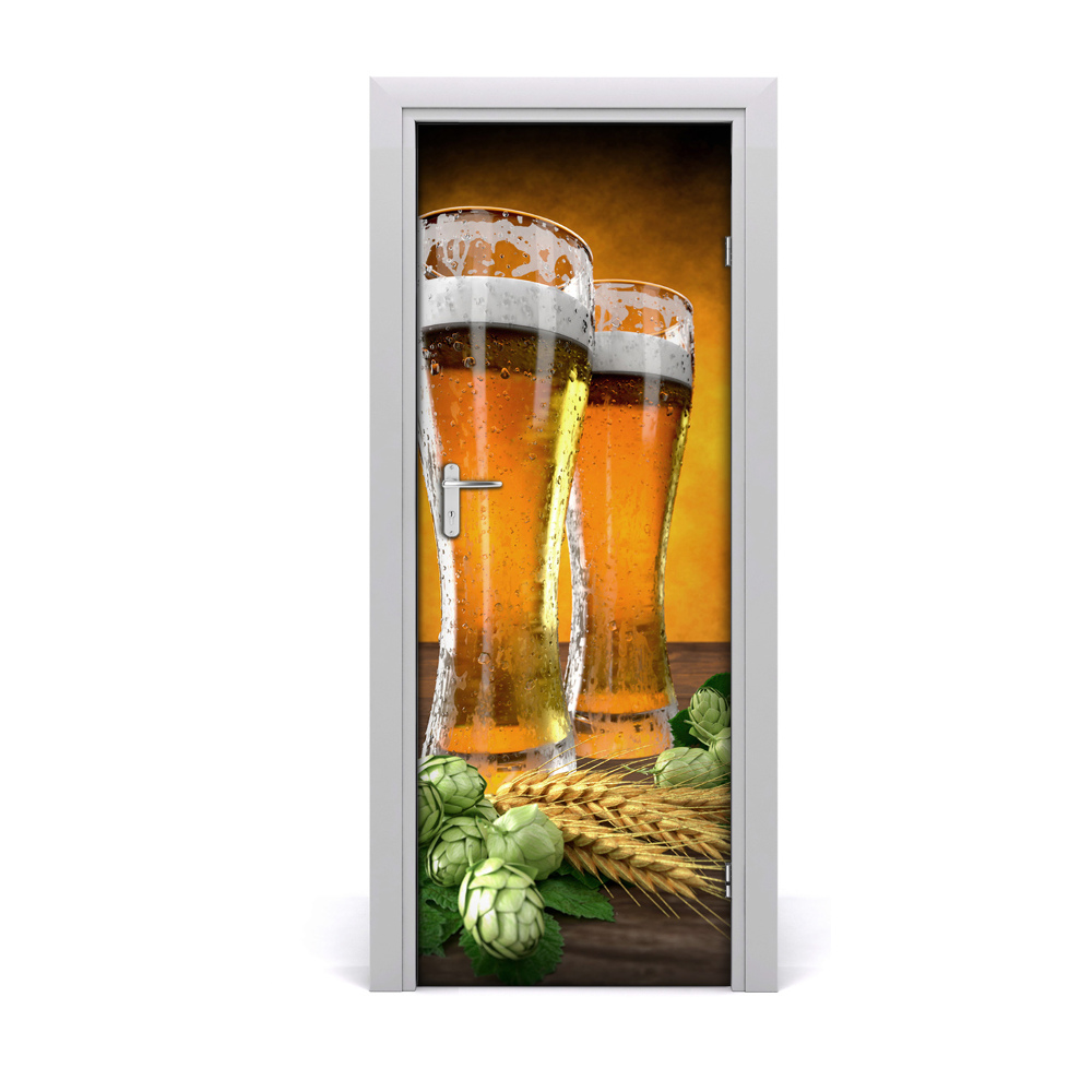 Autocollant porte Bière
