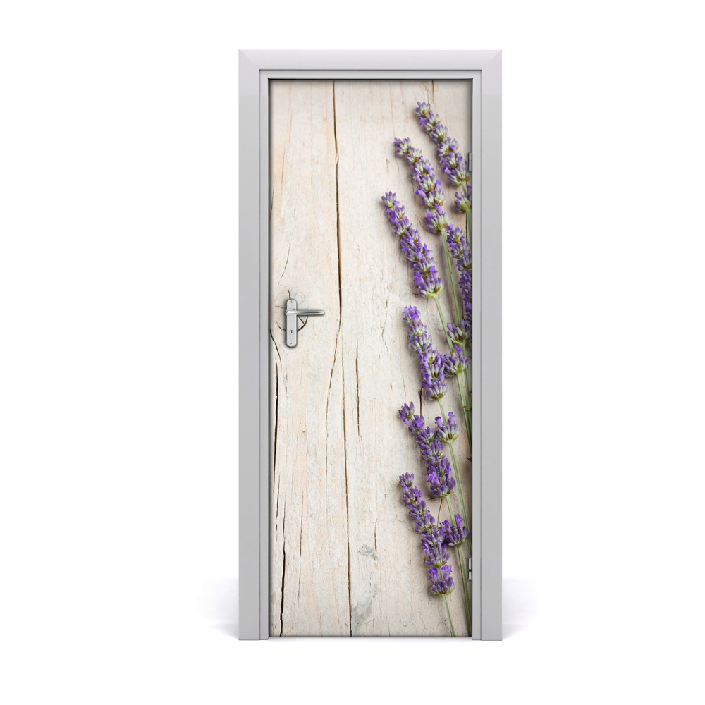 Décoration porte Bois de lavande