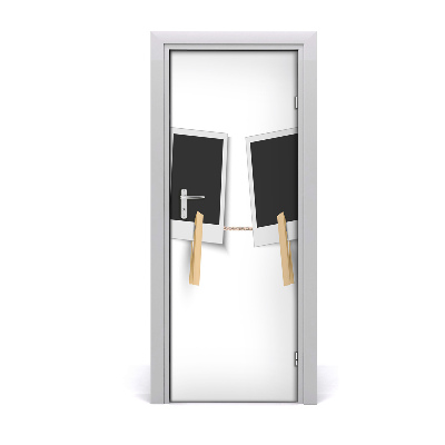Sticker de porte Cadres photo noirs