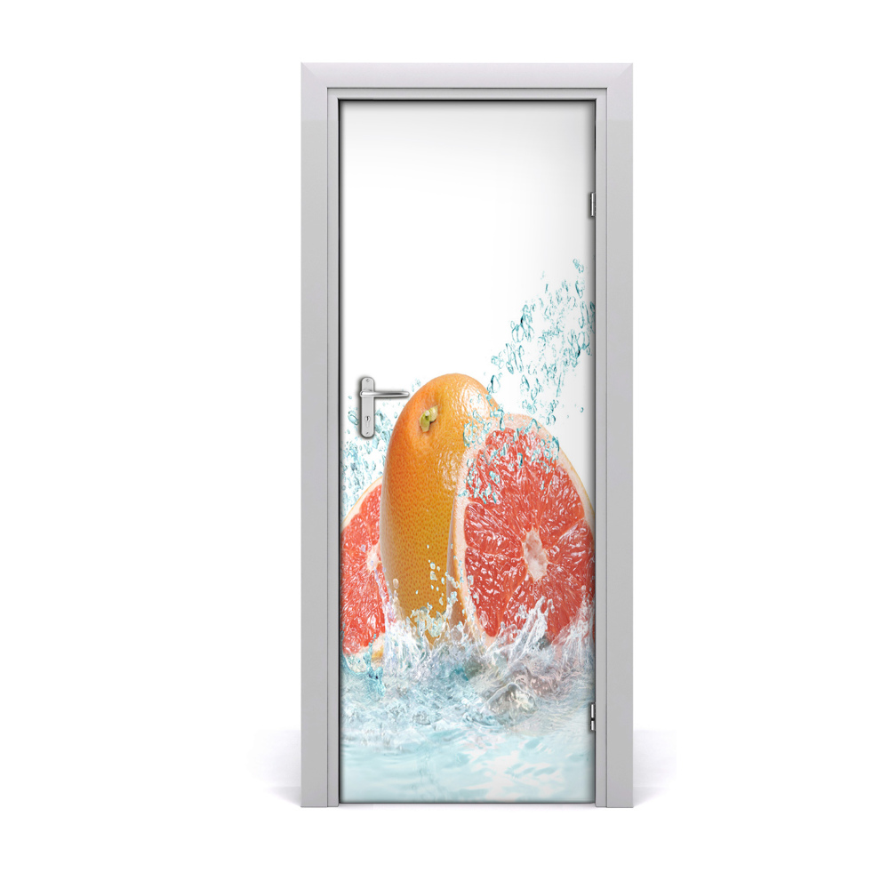 Poster porte Eau de pamplemousse