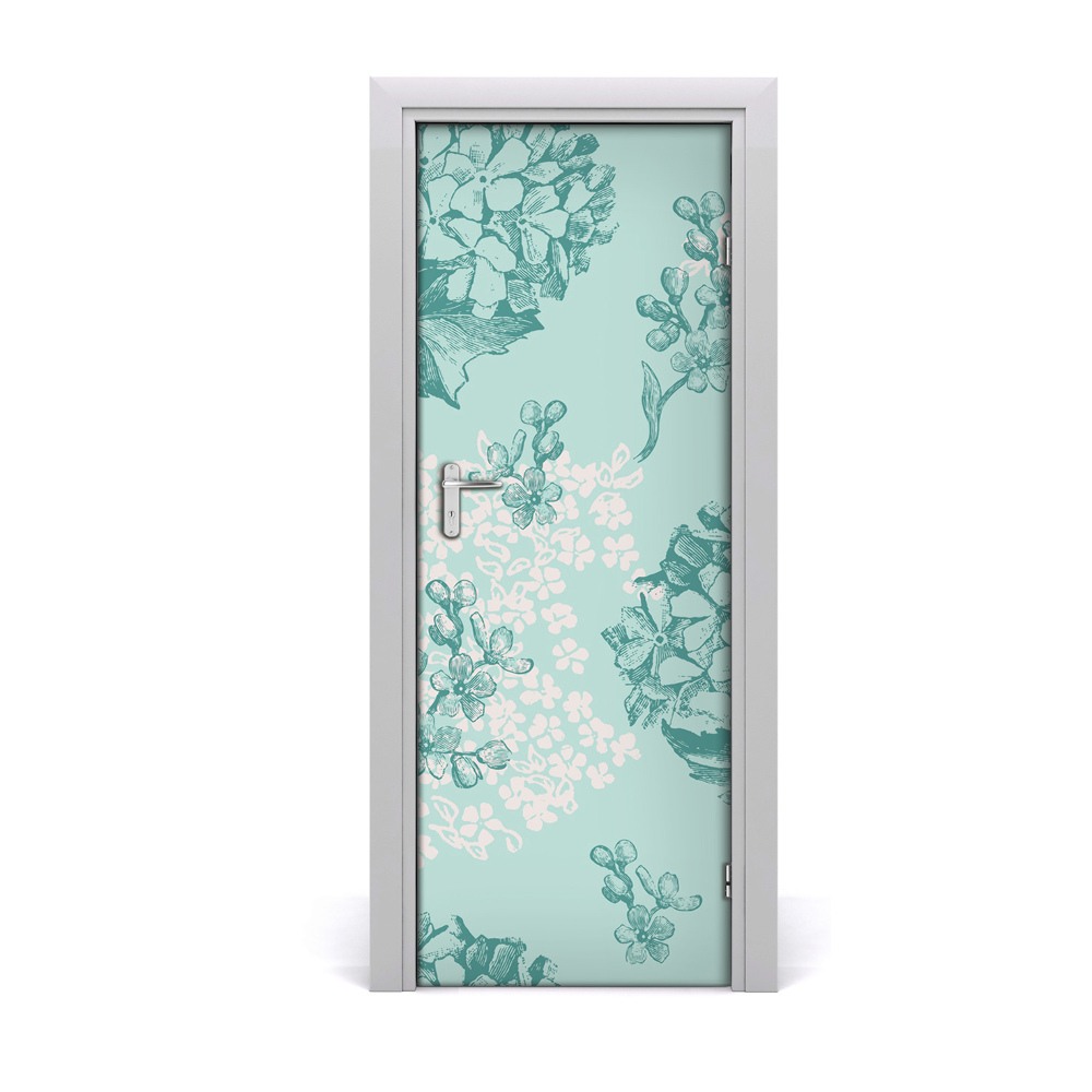 Papier peint porte Hortensia