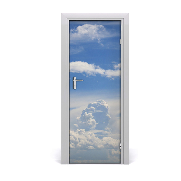 Poster porte Nuages ciel