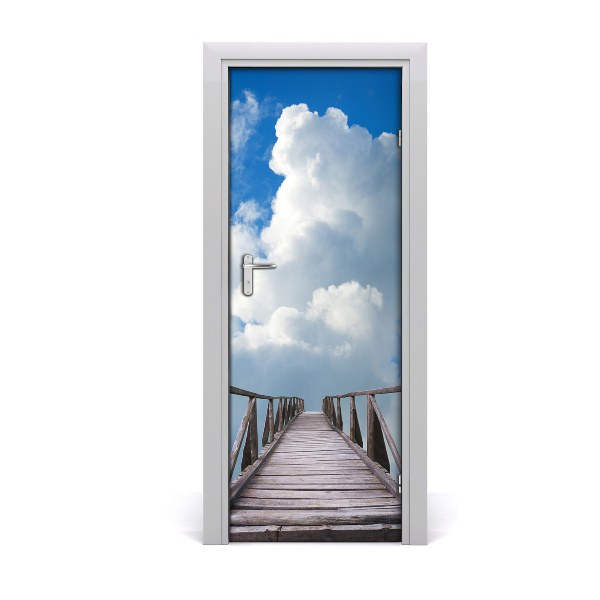 Poster porte Pont de nuages