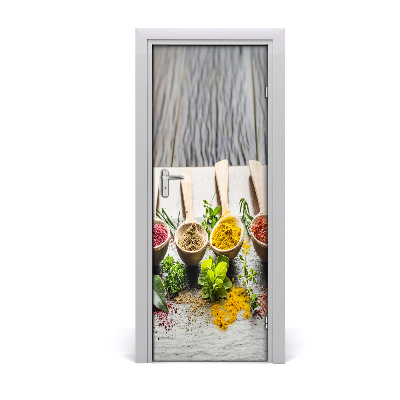 Papier peint porte Épices colorées