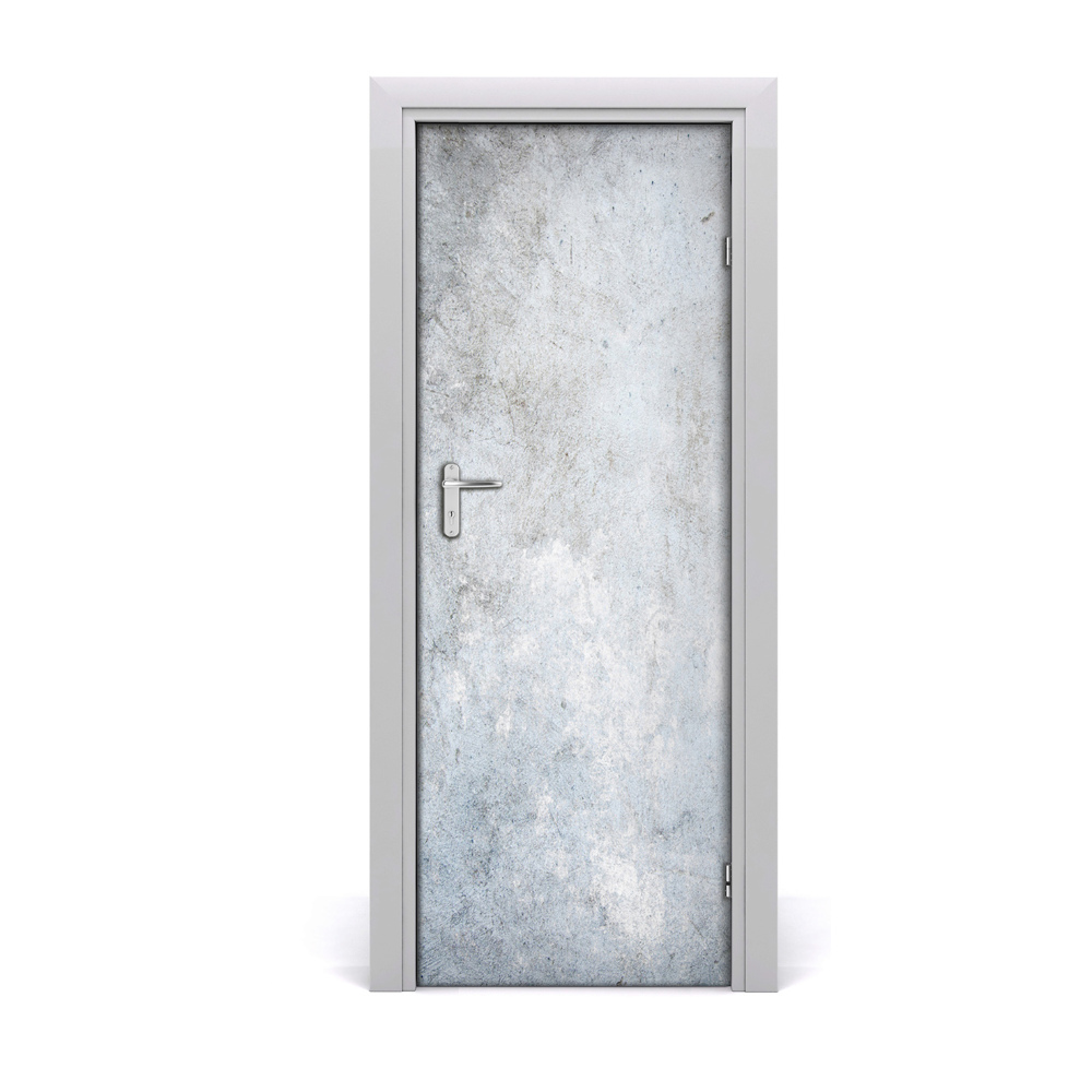 Sticker de porte Fond gris en béton