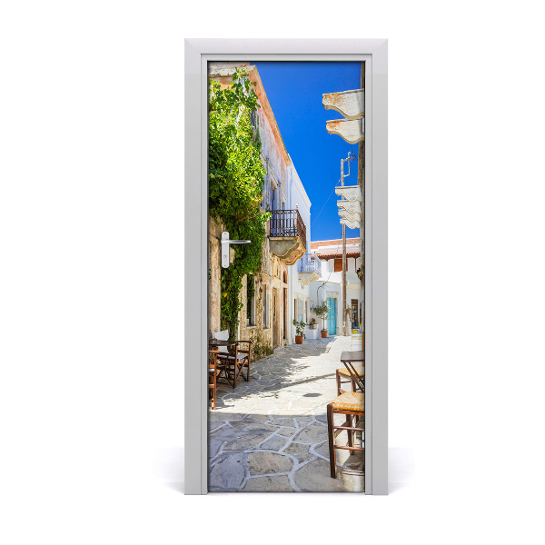 Poster porte île de Naxos Grèce