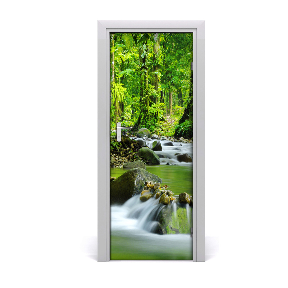 Décoration porte intérieur Ruisseau de montagne