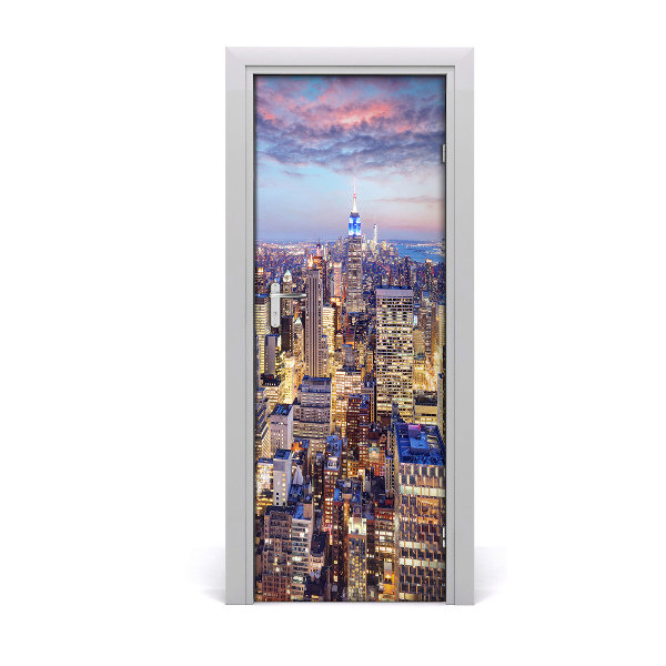 Poster porte Panorama de New York