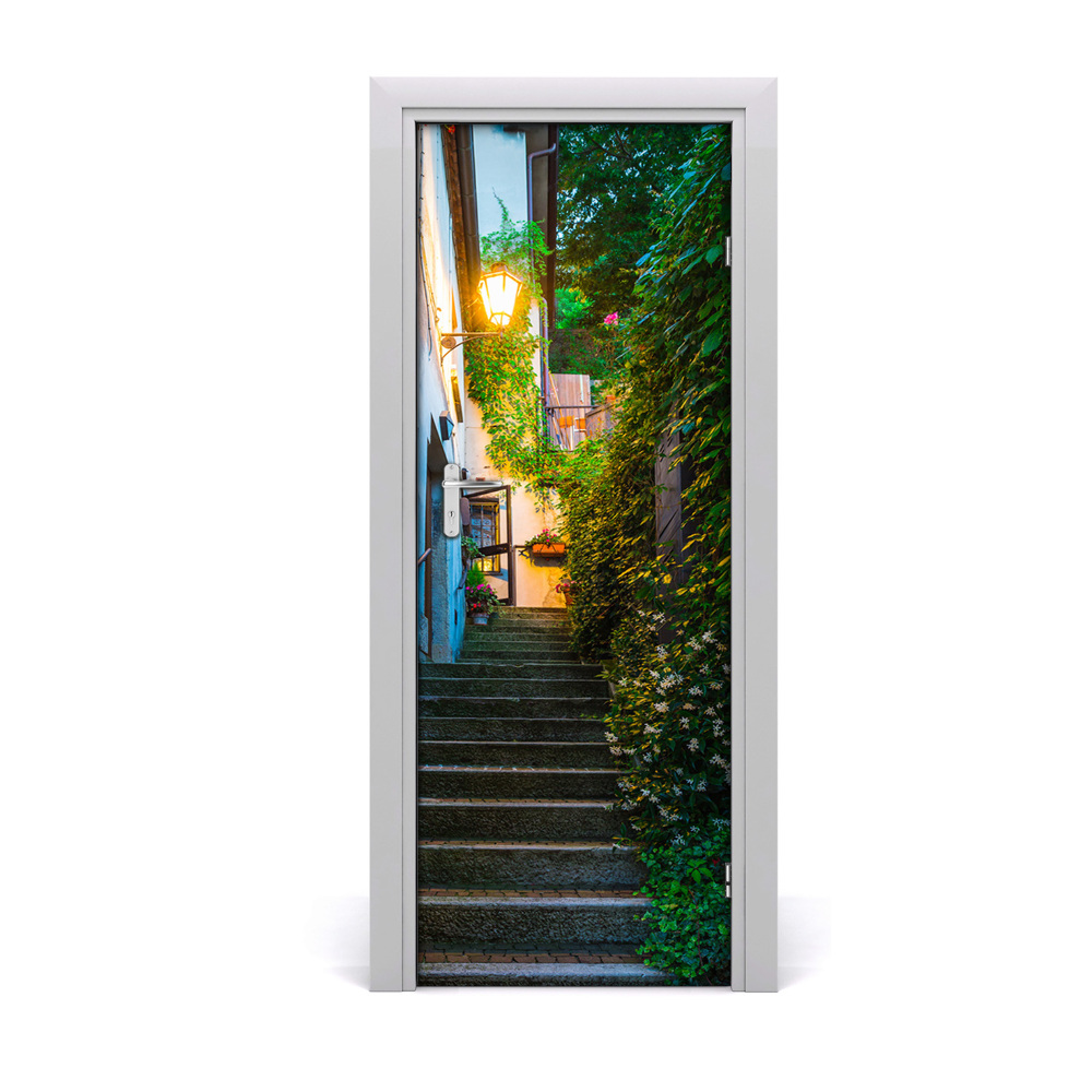 Poster porte Escalier historique