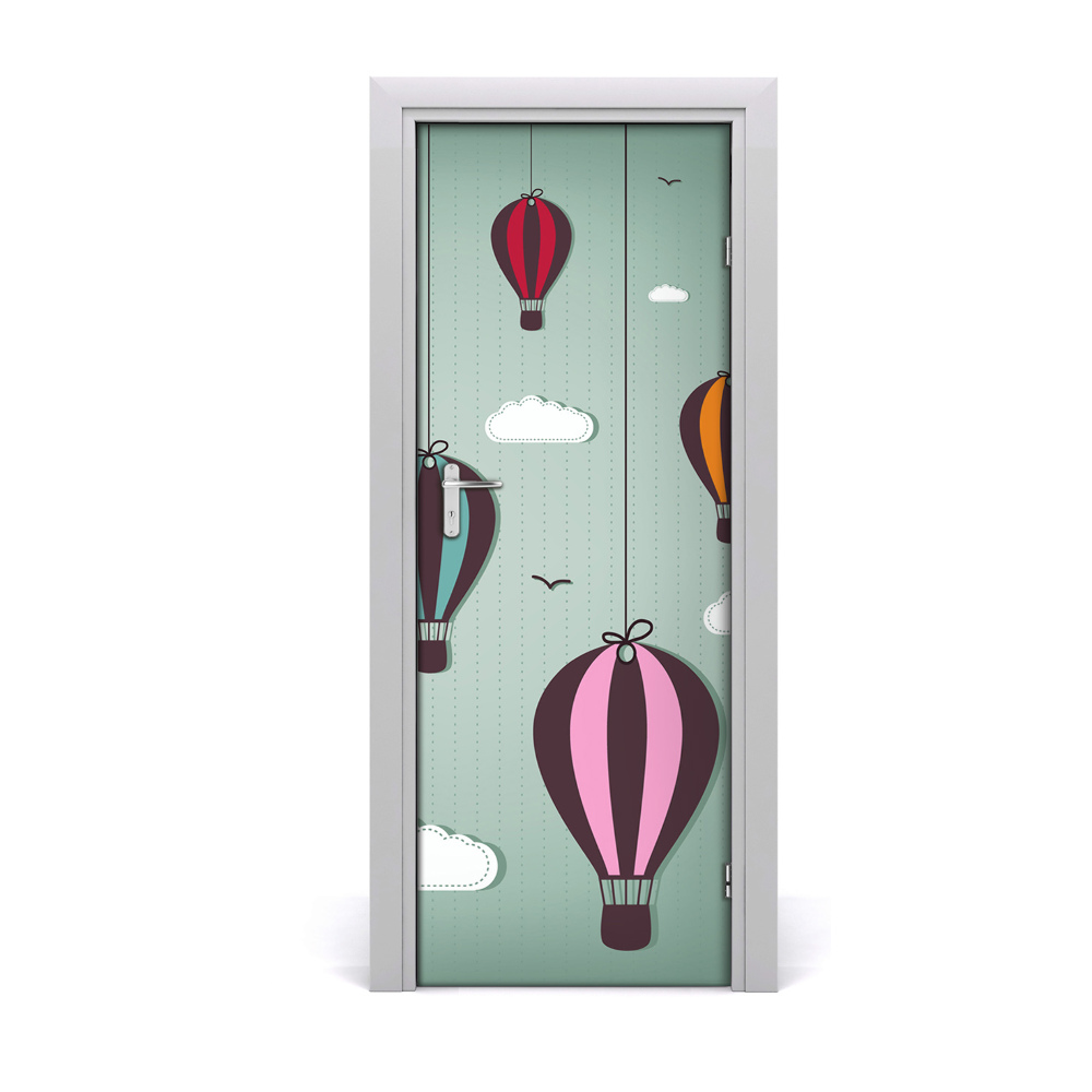 Papier peint porte Ballons dans les nuages