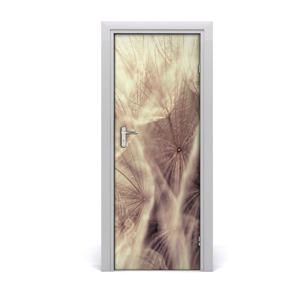 Décoration porte intérieur Pissenlit