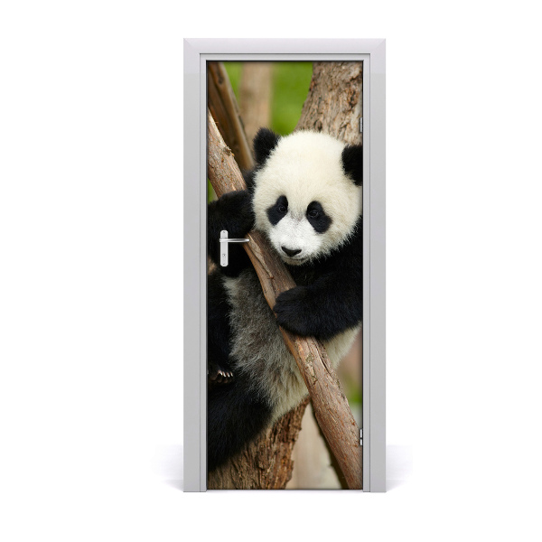 Papier peint porte Panda dans un arbre