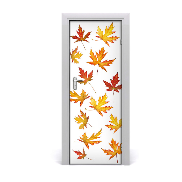 Poster porte Feuilles d'automne