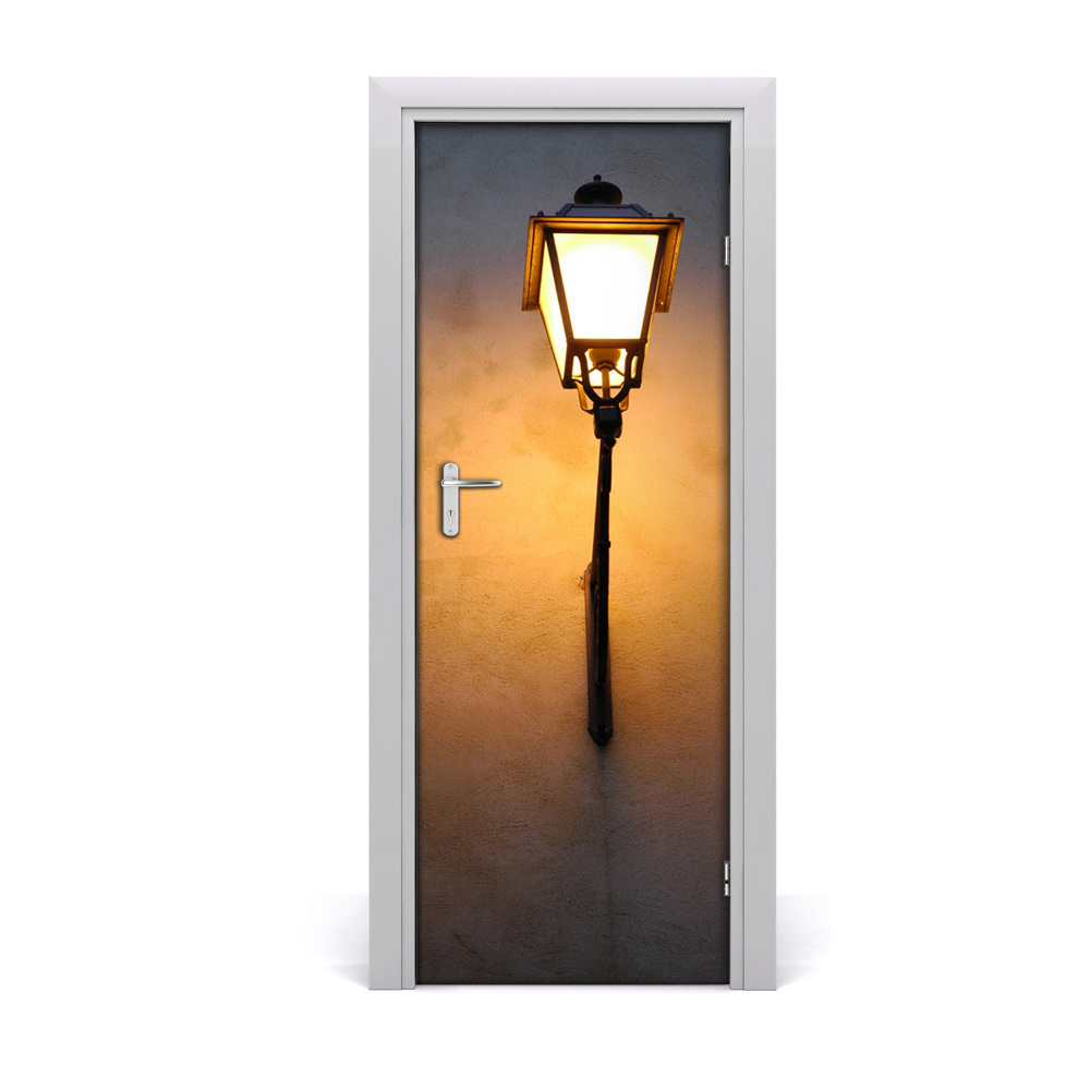 Sticker porte Lampe de rue