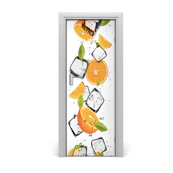 Poster porte Oranges glacées