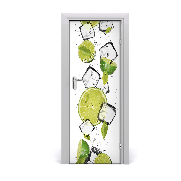 Sticker porte Glace au citron vert