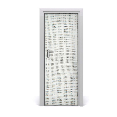 Sticker de porte Toile blanche