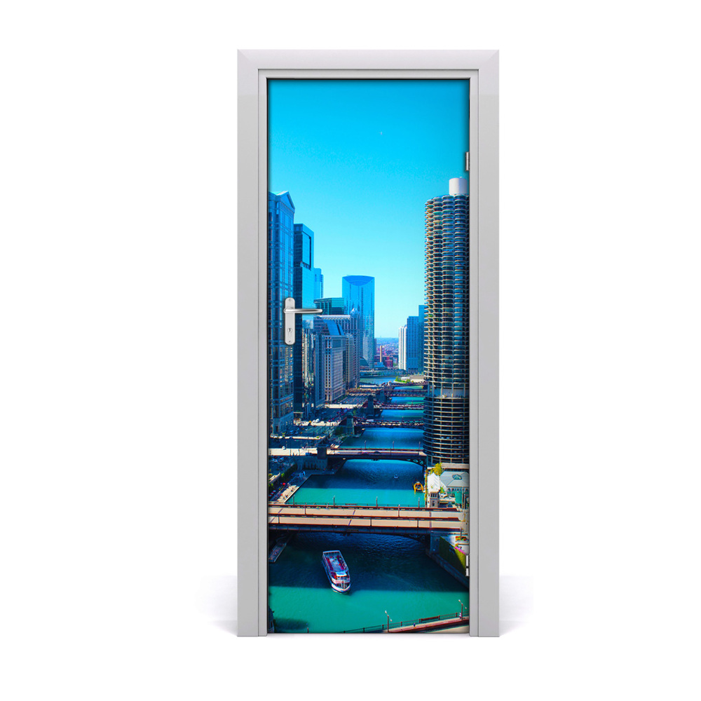 Décoration porte intérieur Rivière à Chicago