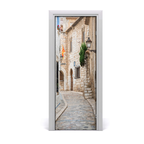 Décoration porte intérieur Ruelles en Espagne