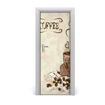 Papier peint porte Café aromatique