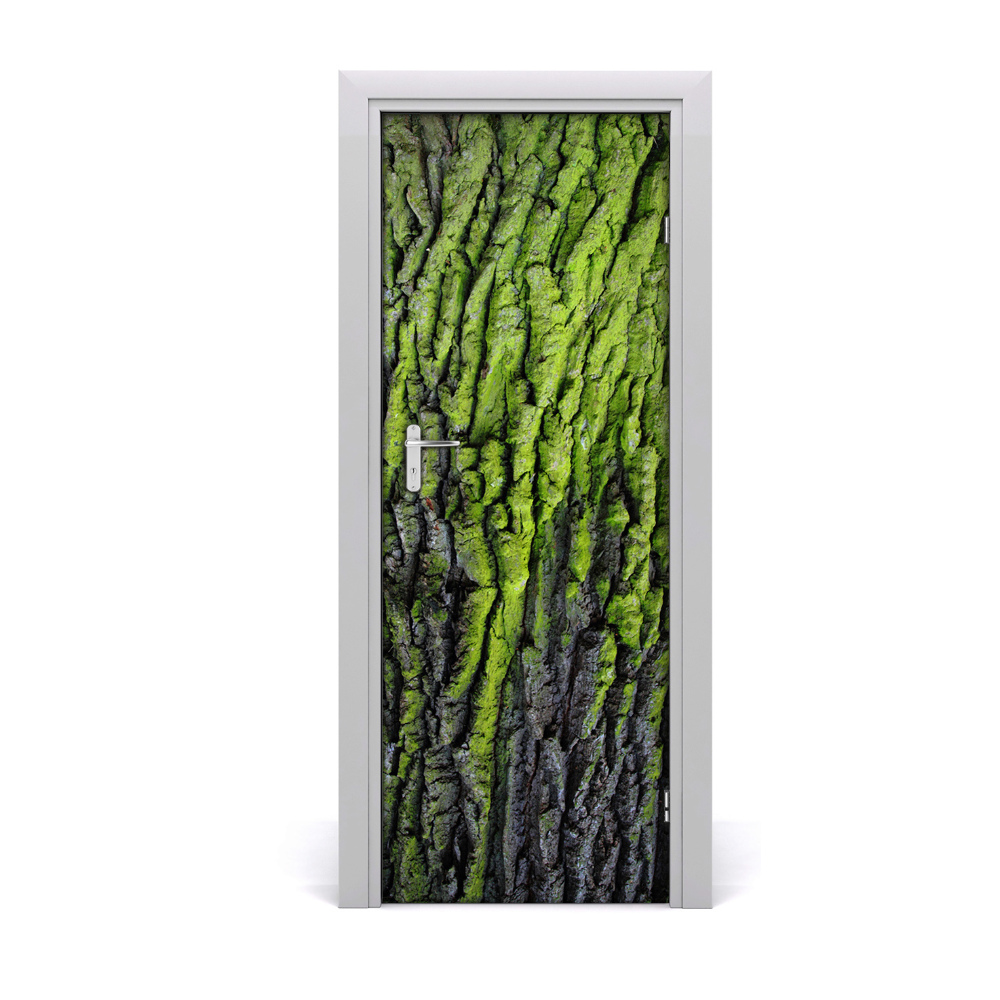 Sticker de porte Écorce d'arbre