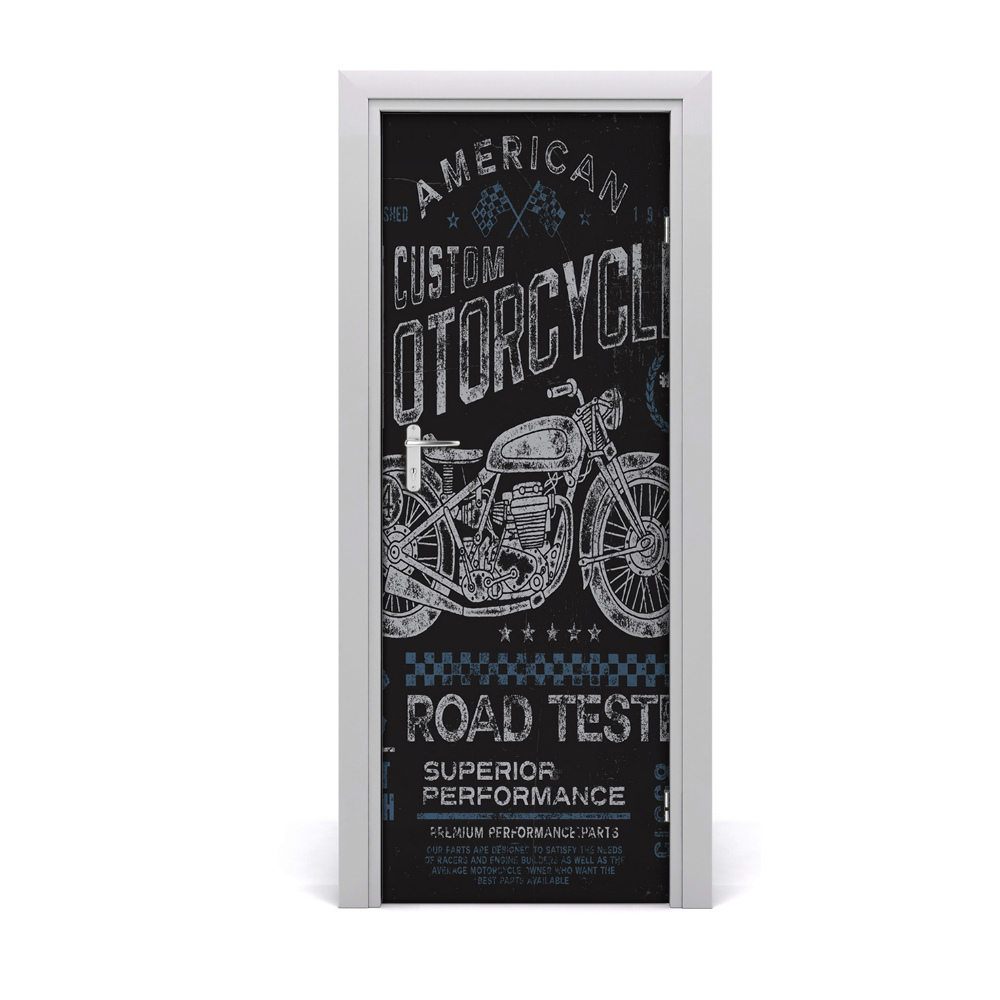 Décoration porte Moto