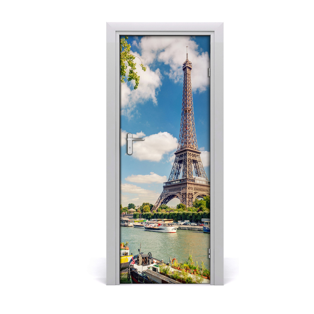 Décoration porte intérieur Tour Eiffel Seine