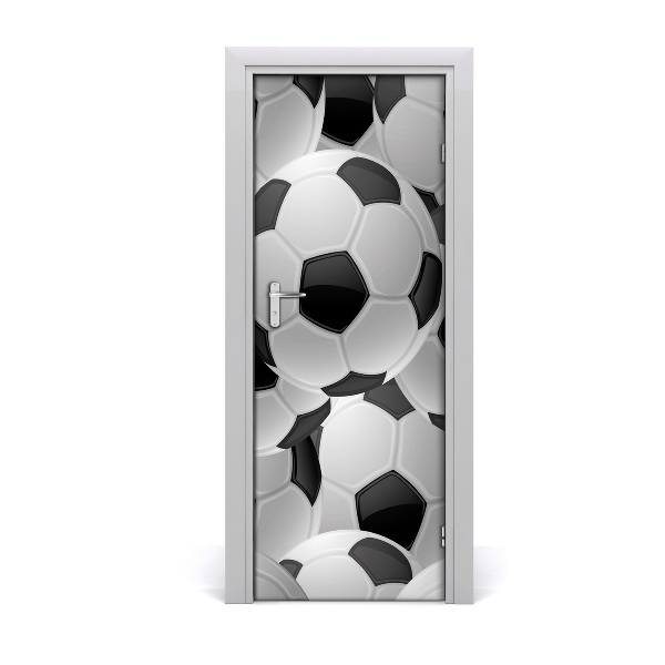 Sticker de porte Rebond de football