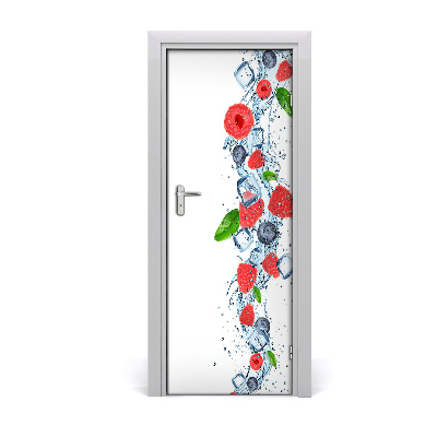 Sticker de porte Fruits des bois et glace