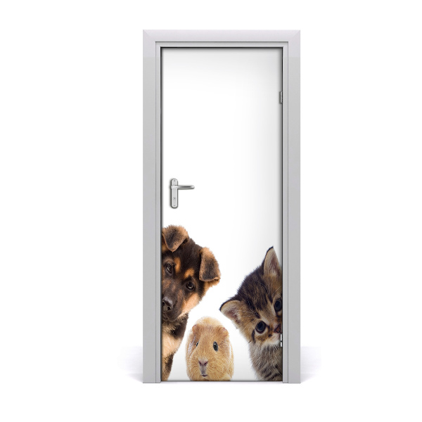 Sticker porte Animaux de compagnie