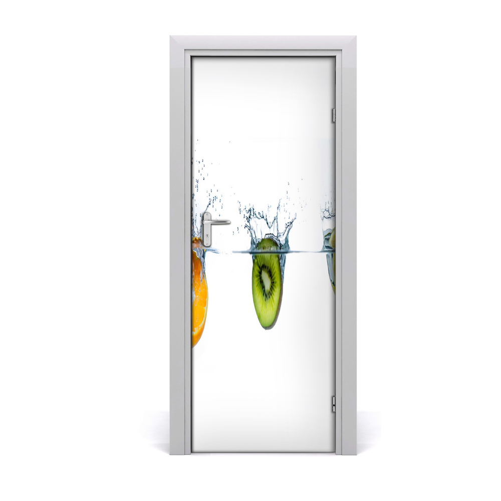 Poster porte Fruits dans l'eau