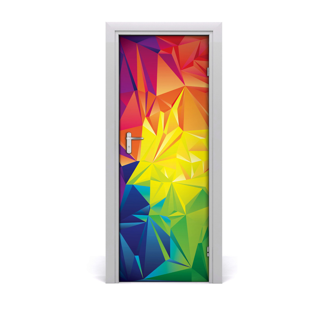 Décoration porte intérieur Fond coloré