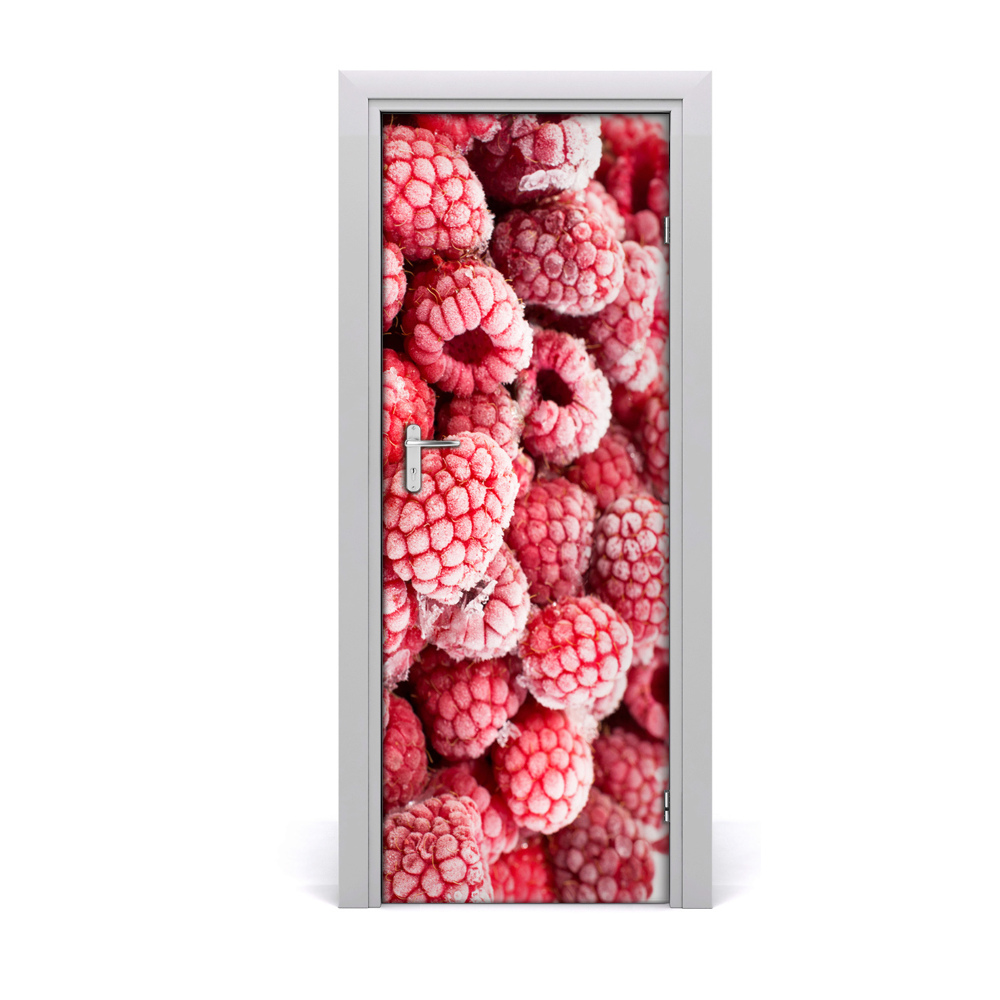 Décoration porte Framboises