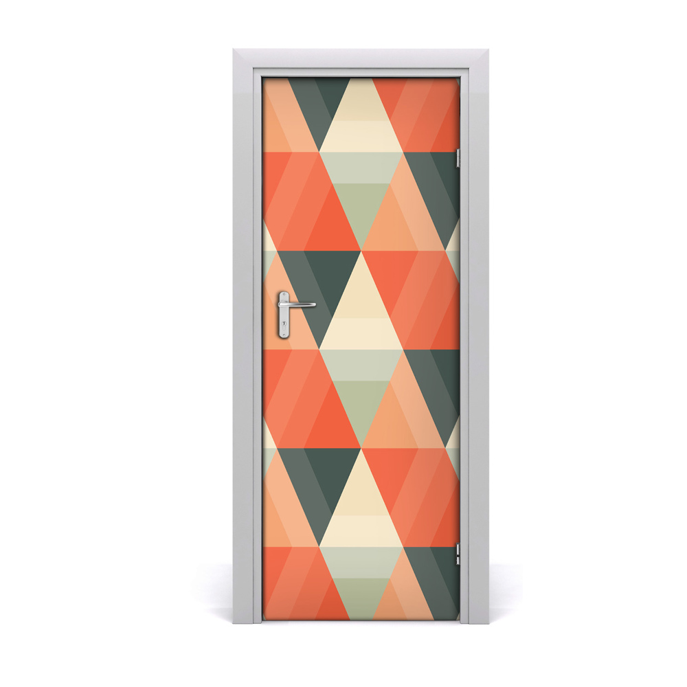 Papier peint porte Fond géométrique avec triangles