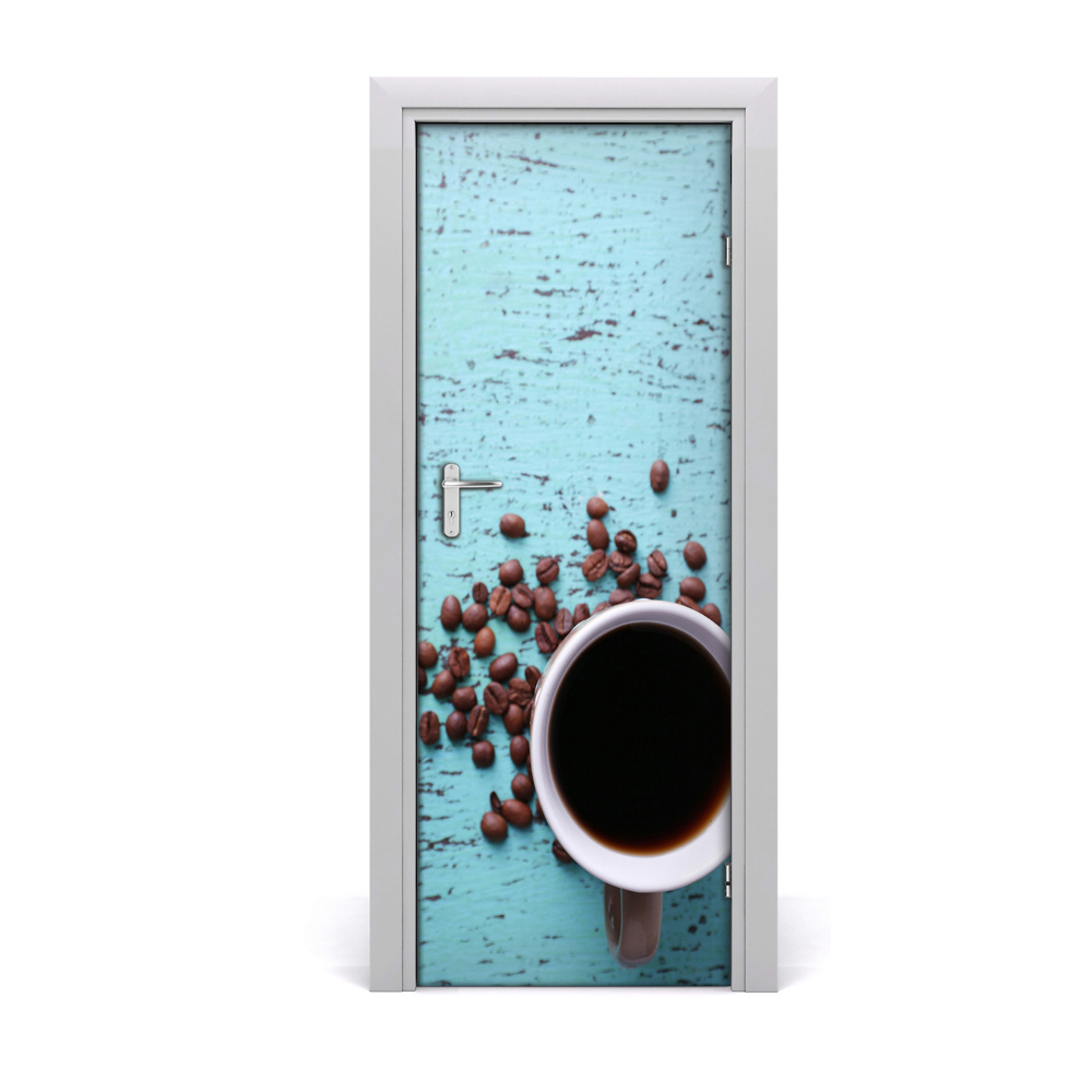 Sticker de porte Grains de café