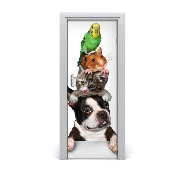 Poster porte Animaux de compagnie