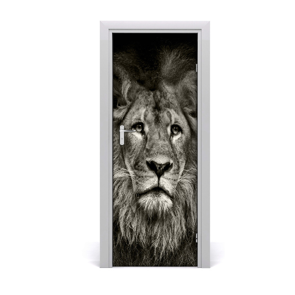 Sticker porte Lion