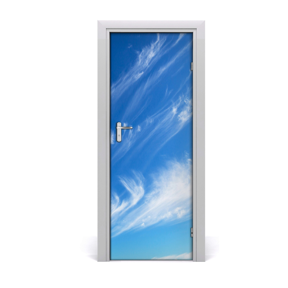Décoration porte Nuages continus dans le ciel