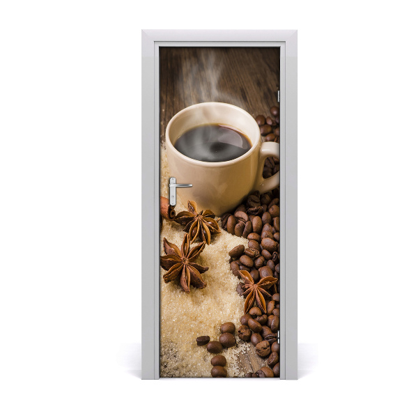 Poster porte Café et grains