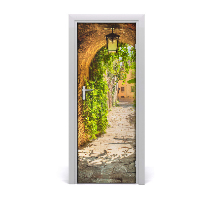 Décoration porte Lampe en arc de brique