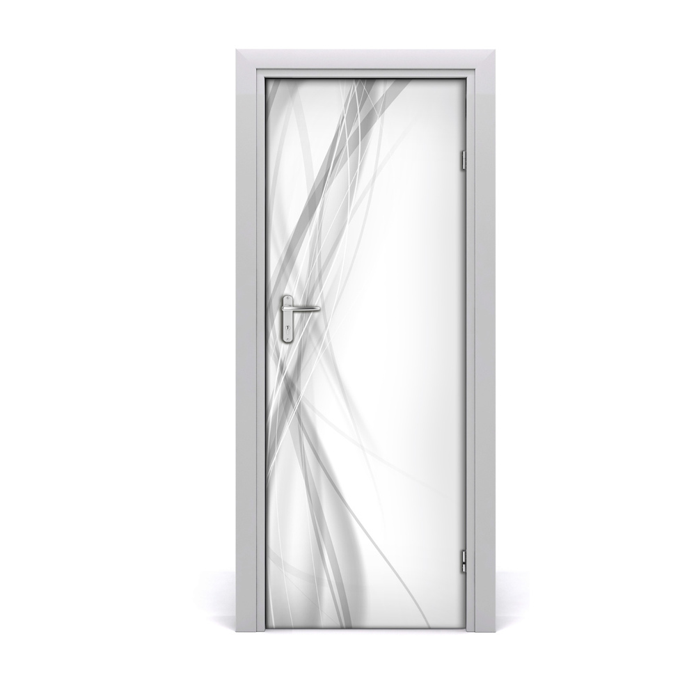 Poster porte Vagues grises