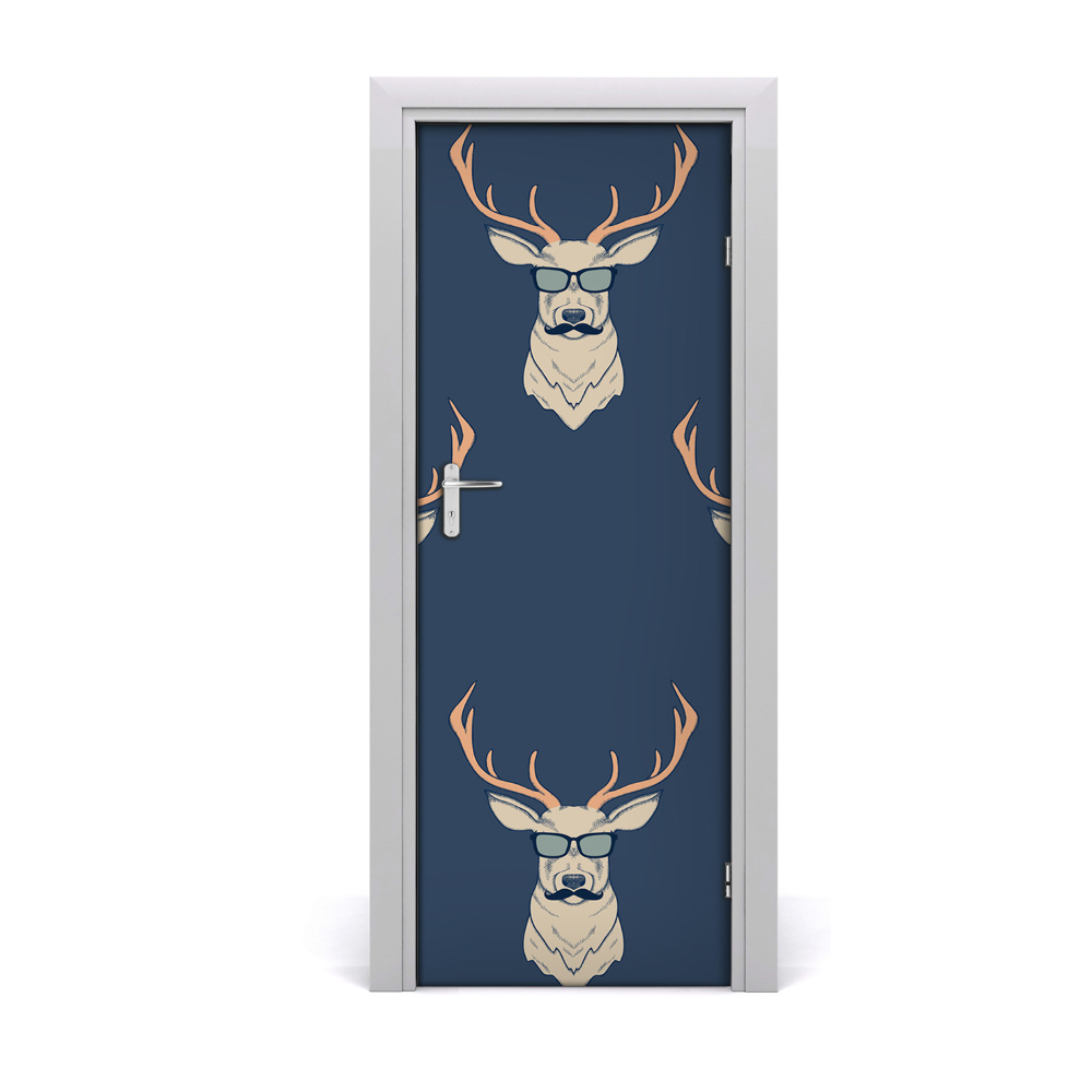 Papier peint porte Cerf hipster